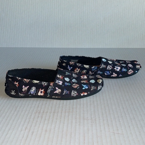 Bobs From Skechers Dog Print Slip On Loafers - Picture 5 of 9